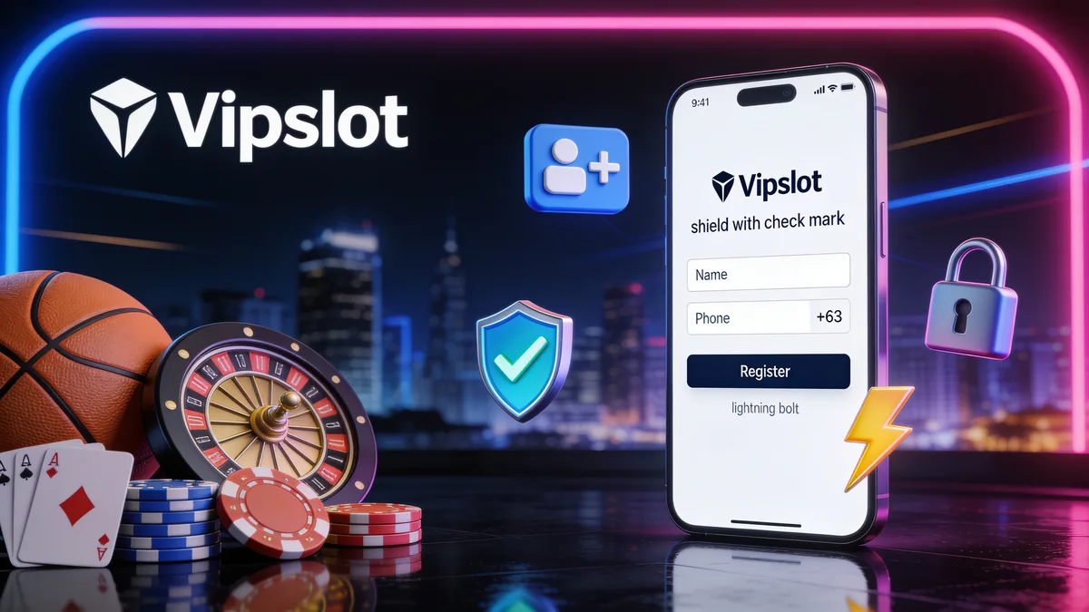 VIPSlot PH Registration – Quick and Easy Sign-Up for players in the Philippines